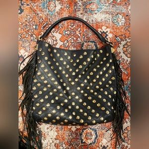 Rebecca Minkoff leather fringe shoulder bag